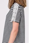 AVENUE TOP - black/whit